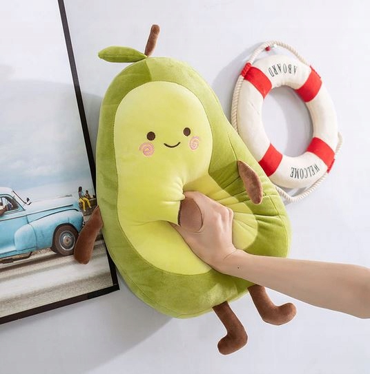 Купить ПОДУШКА-МАСКОТ АВОКАДО плюшевая игрушка-обнимашка 32см: отзывы, фото, характеристики в интерне-магазине Aredi.ru