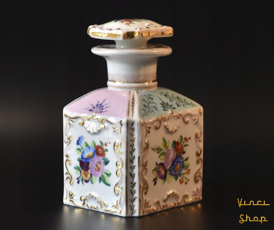 SPM pojemnik na herbatę flakon Berlin XIX wiek