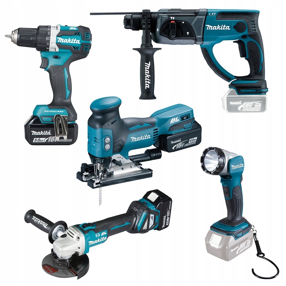 Купить MAKITA DLX5044TJ НАБОР ИНСТРУМЕНТОВ 18 В -5 ШТ. +3x5 Ач: отзывы, фото, характеристики в интерне-магазине Aredi.ru