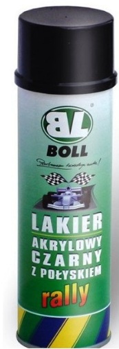 BOLL RALLY LAKIER AKRYLOWY CZARNY POŁYSK - 500ML