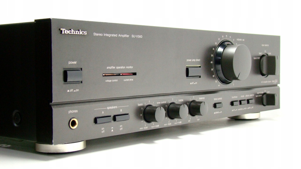 W zadbanym stanie mocny TECHNICS SU-V560 - Japan - Class AA - VC-4 Amp.Sys