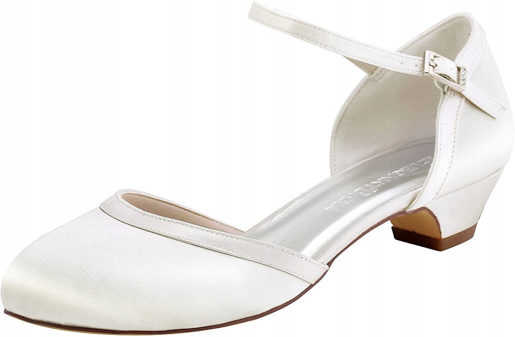 ELEGANT PARK BUTY ŚLUBNE BIAŁE DAMSKIE 40 1SAA
