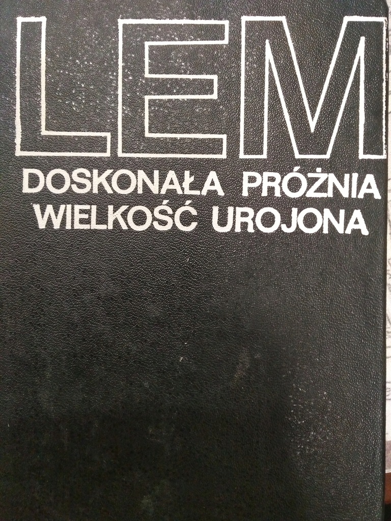 Lem DOSKONAŁA PRÓŻNIA WIELKOŚĆ UROJONA