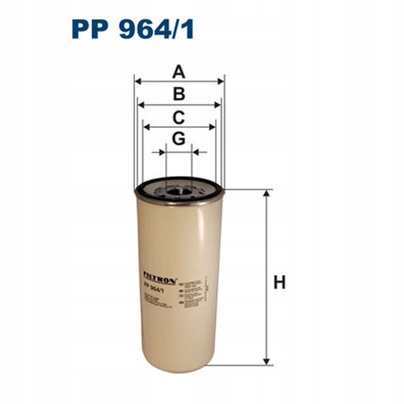 Filtr paliwa FILTRON PP 964/1