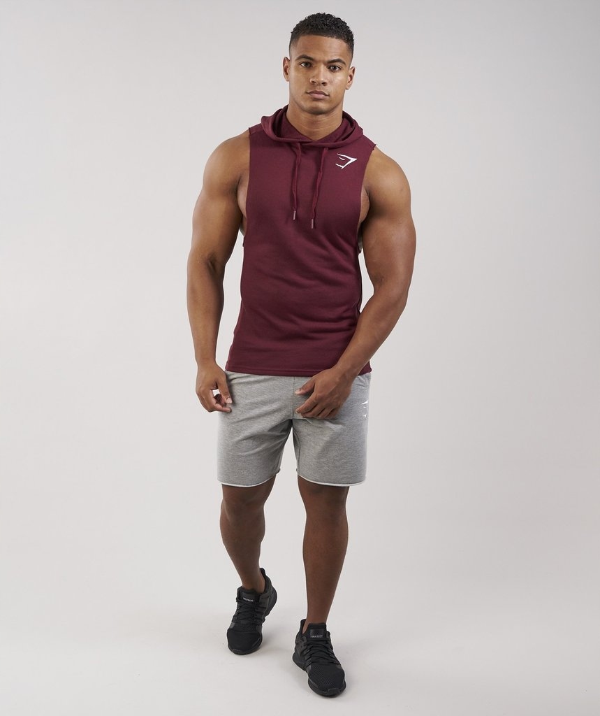 gymshark drop arm sleeveless hoodie