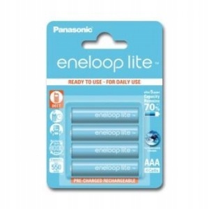 4X AKUMULATORKI PANASONIC ENELOOP LITE R03/AAA