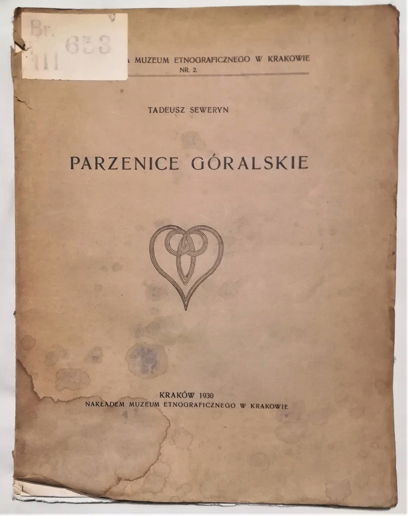 Parzenice góralskie T. Seweryn 1930r. Kraków