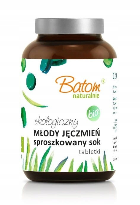 MŁODY JĘCZMIEŃ SPROSZKOWANY SOK 500 mg TABLETKI 120 g BATOM