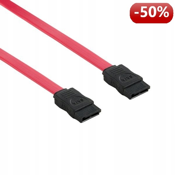 4World Kabel serial ATA 100cm|czerwony