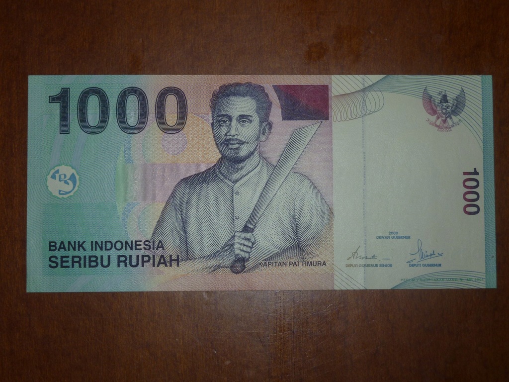 Indonezja 1000 RUPIAH UNC seria DSG 2000