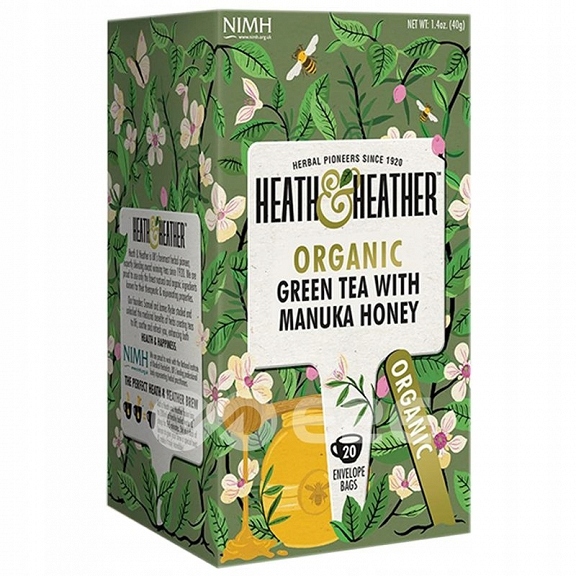 herbata GREEN TEA MANUKA HONEY Heat &Heather