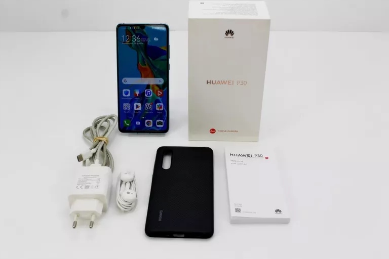 TELEFON HUAWEI P30 6/128 GB KOMPLET STAN BDB