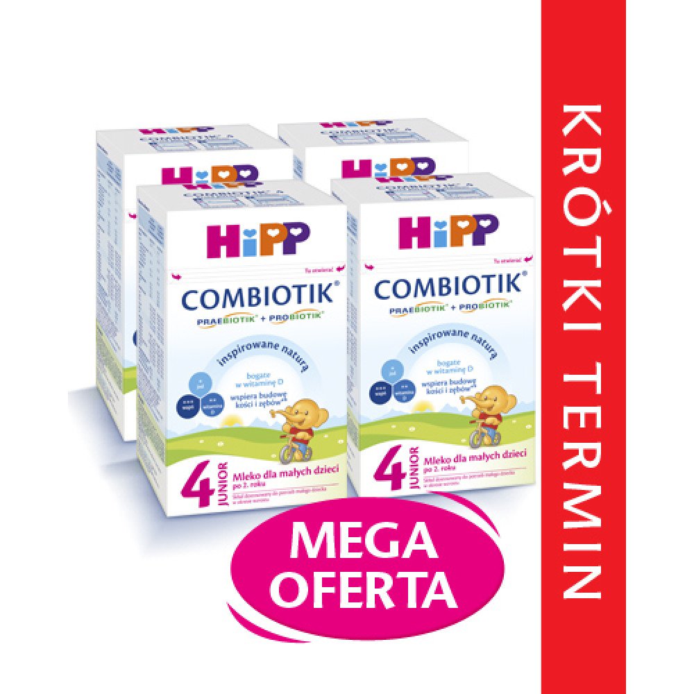 HiPP Junior Combiotik 4 Mleko po 2. roku 4X600 g