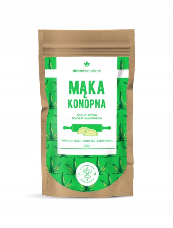 Mąka konopna 250g bezglutenowa białko omega 3