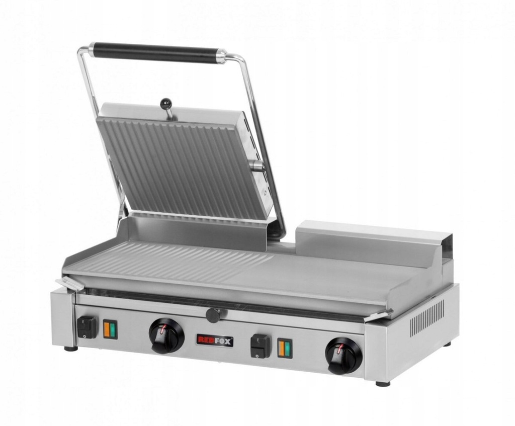 Grill kontaktowy podwójny 50:50 Redfox 00007919
