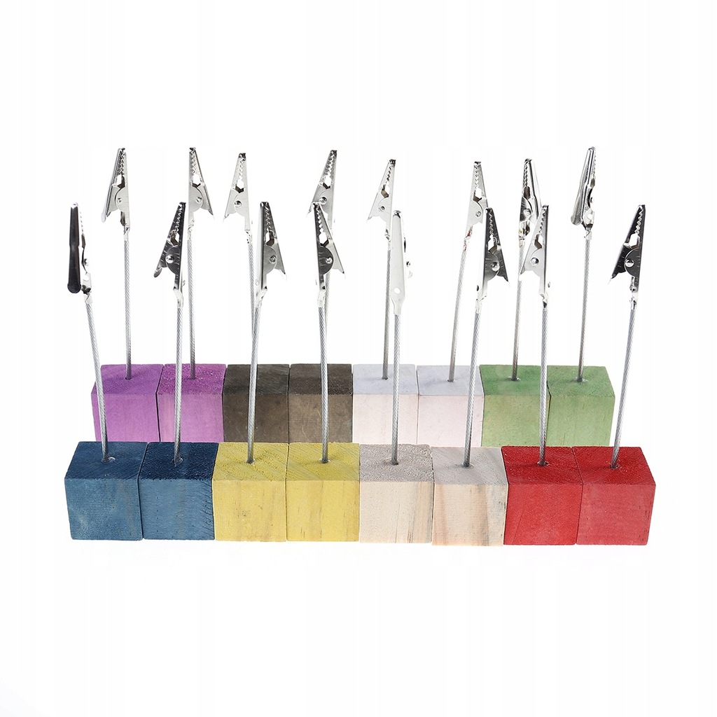 8 Pcs Various Colors Table Number Holder Wedding T