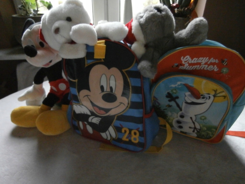 Plecak Myszka Miki przedszkole maly + mis