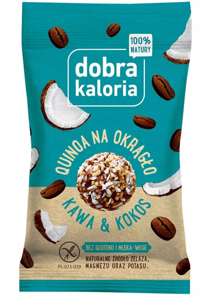 Quinoa na okrągło - Kawa i kokos 24g DOBRA KALORIA