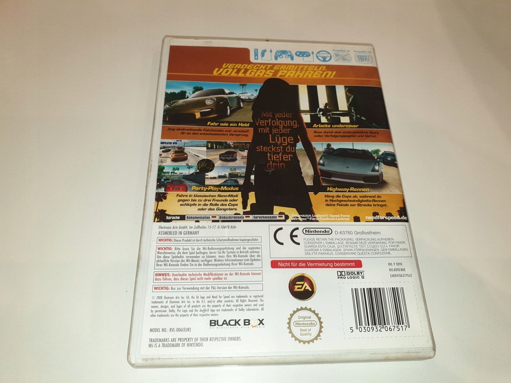 Купить NEED FOR SPEED NFS UNDERCOVER NINTENDO WII: отзывы, фото и ...