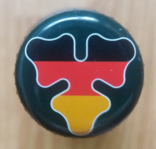 Kapsel z piwa - Carlsberg - flaga NIEMCY