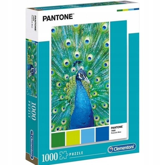 Puzzle 1000 el. Niebieski Paw - Pantone