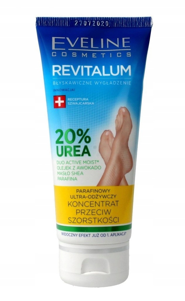 Eveline Revitalum 20% Urea Koncentrat przeciw szor