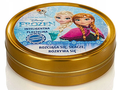 INTELIGENTNA PLASTELINA FROZEN DISNEY 80g TURKUS