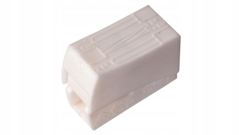 Szybkozłączka 2x0,5-2,5mm2 biały PC302-CL 89007006