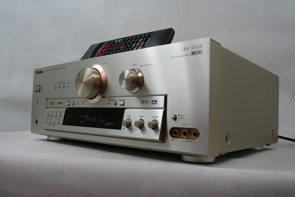 Amplituner TECHNICS SA-DA8|RDS| DTS|5x100W|PILOT|GOLD