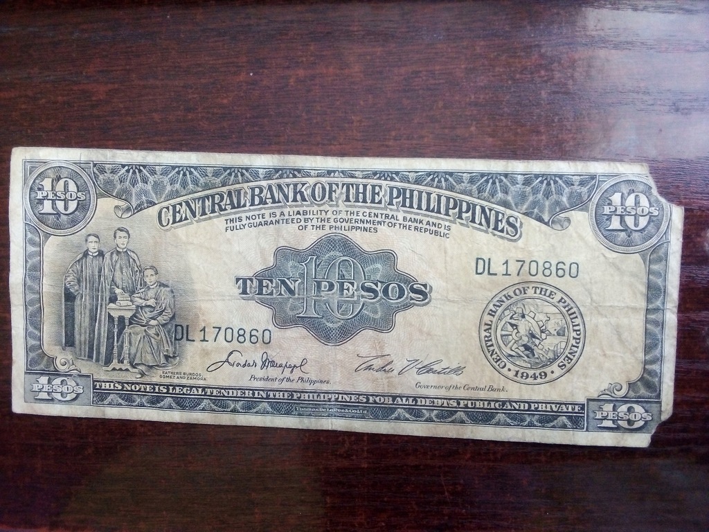 Banknot 10 peso Filipiny