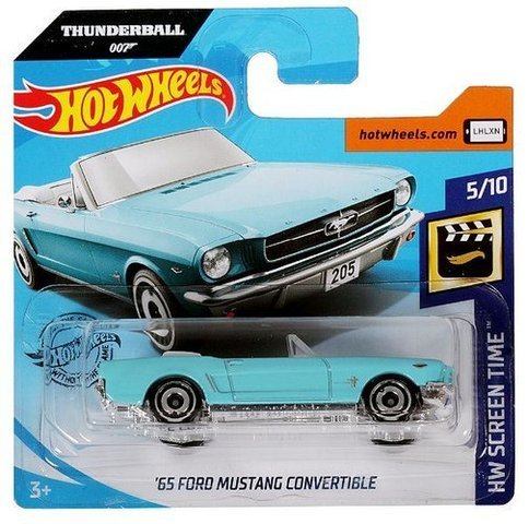 Mattel HOT WHEELS 65 Ford Mustang Convertible