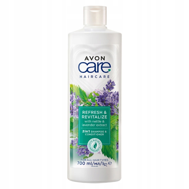 Avon _SZAMPON I ODŻYWKA 2w1_ z POKRZYWĄ I LAWENDĄ _ 700ml