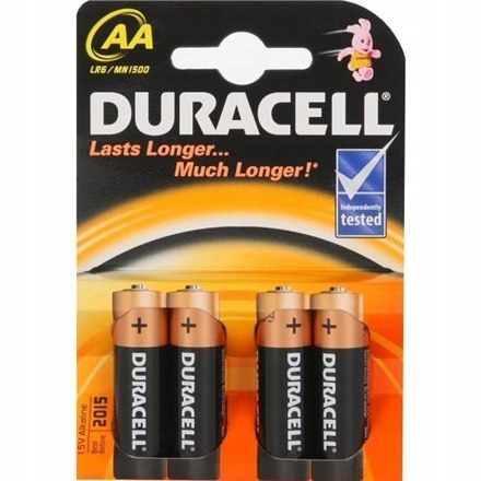 Bateria alkaliczna Duracell Basic LR6 AA 4 szt.