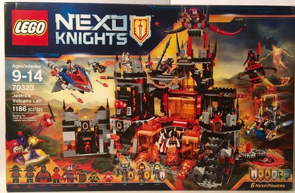 LEGO Nexo Knights Wulkaniczna kryjówka 70323