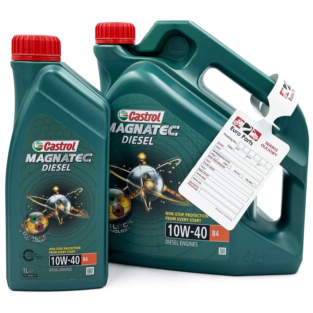 Olej CASTROL 10W40 MAGNATEC DIESEL B4 SL/CF 5L
