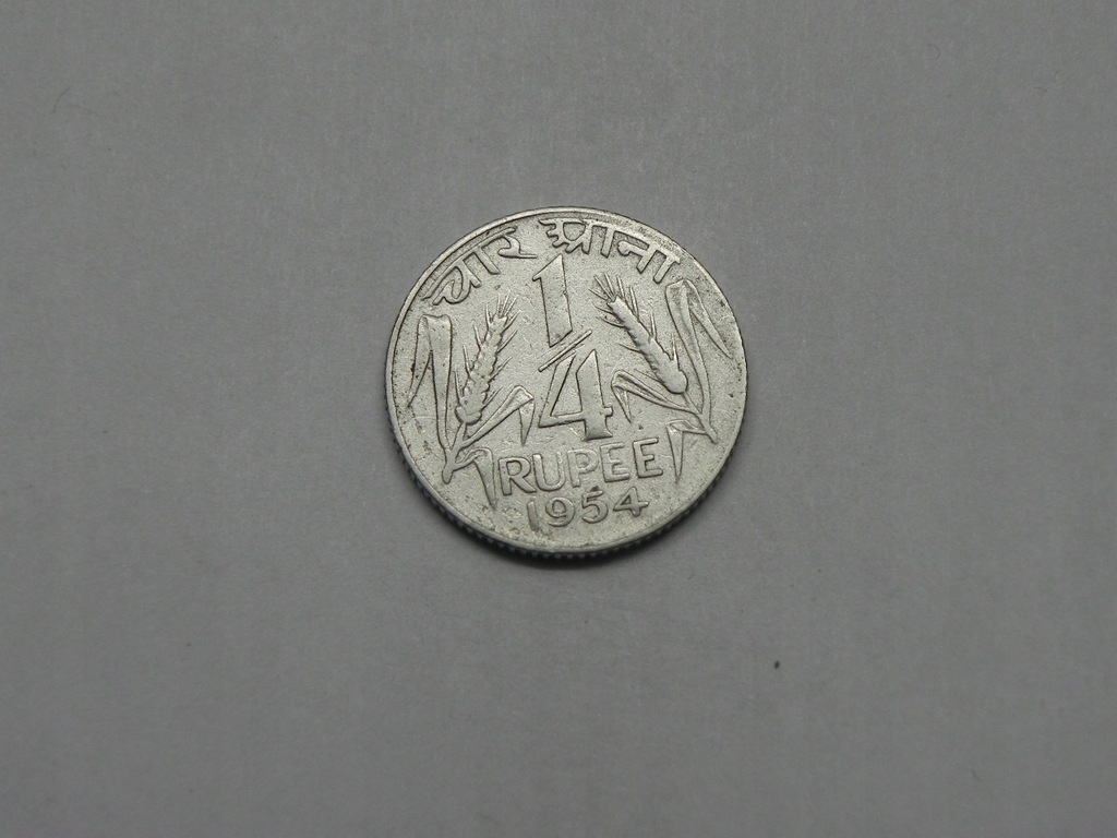 18241/ 1/4 RUPEE 1954 INDIE