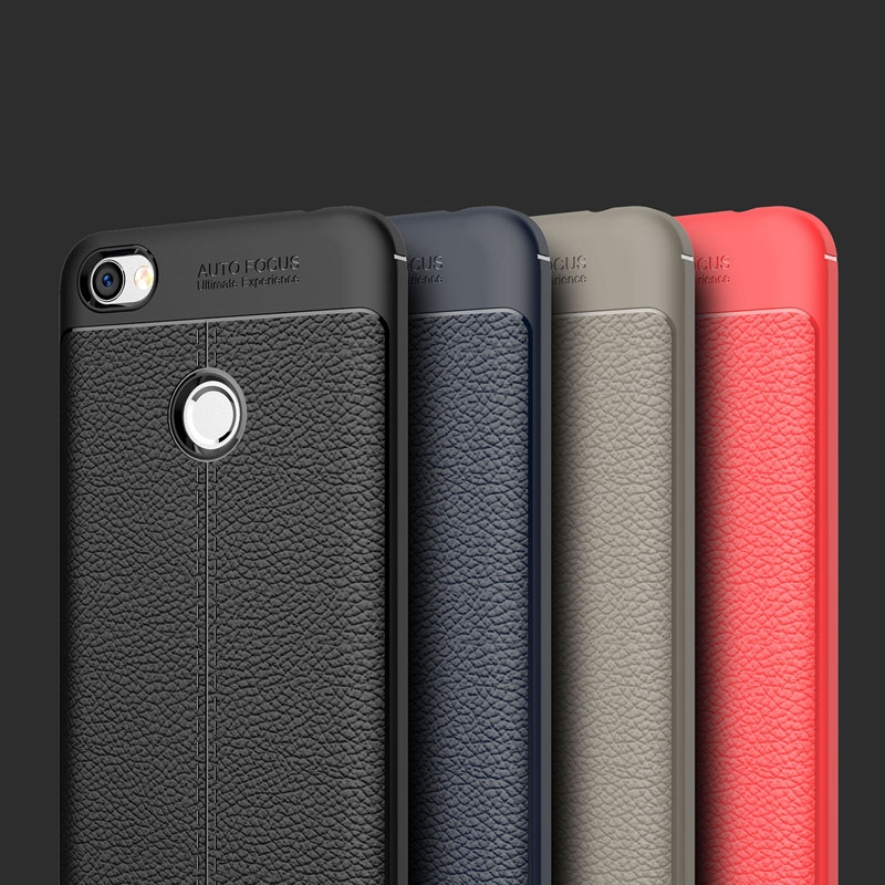 Xiaomi Redmi Note 5A + Etui Silikonowe TPU Czerwon - 7224369965