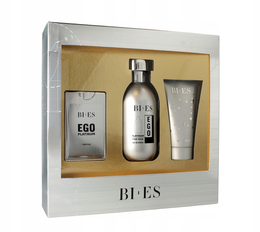 Bi-es Ego Platinum for Man Komplet (woda toaletowa
