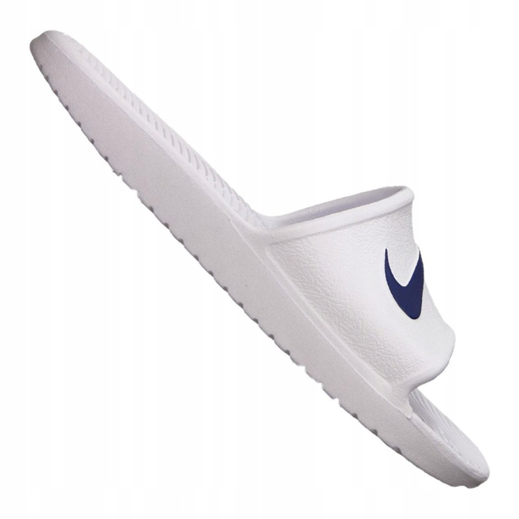 Białe Inny materiał Buty Klapki Nike r.41