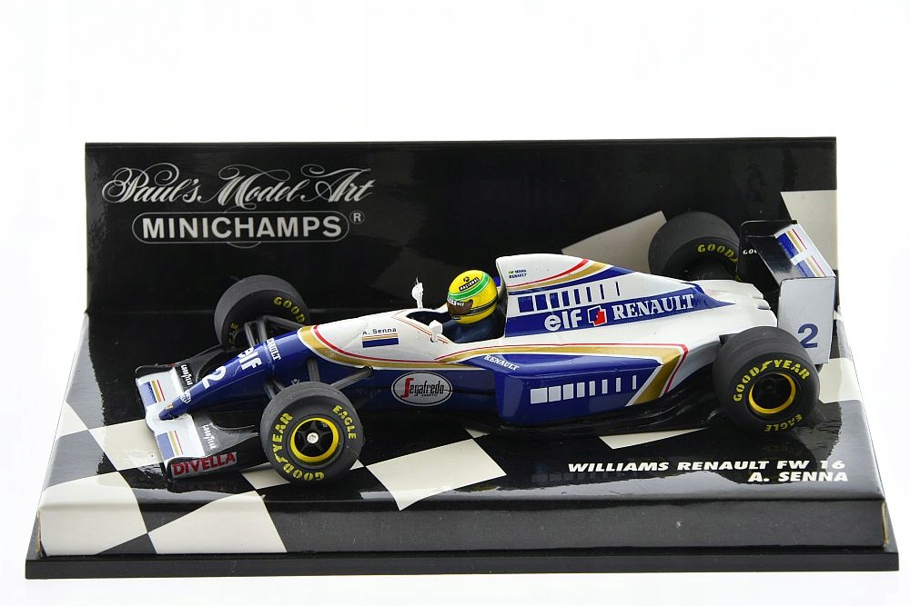 F1 WILLIAMS FW16 Ayrton Senna 1994 1/43 MINICHAMPS - 16460234133