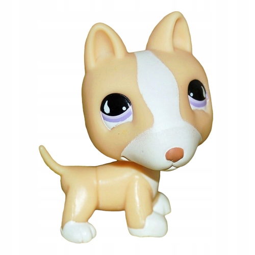piesek BULTERIER #860 Littlest Pet Shop LPS unikat