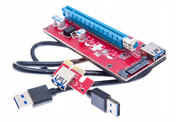 Купить RISER PCI-E 1x-16x USB 3.0 SATA 16-контактный, версия 009S: отзывы, фото, характеристики в интерне-магазине Aredi.ru