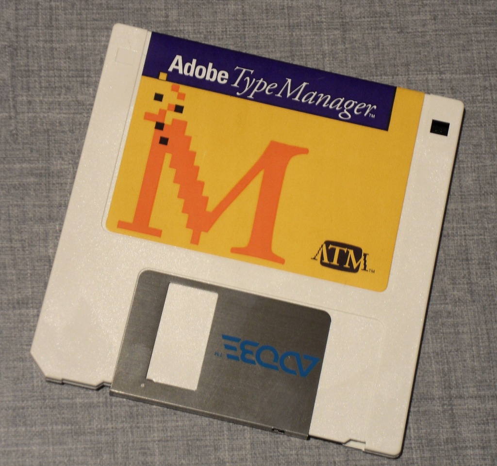Adobe Type Manager - Apple Macinstosh - 1x3.5''
