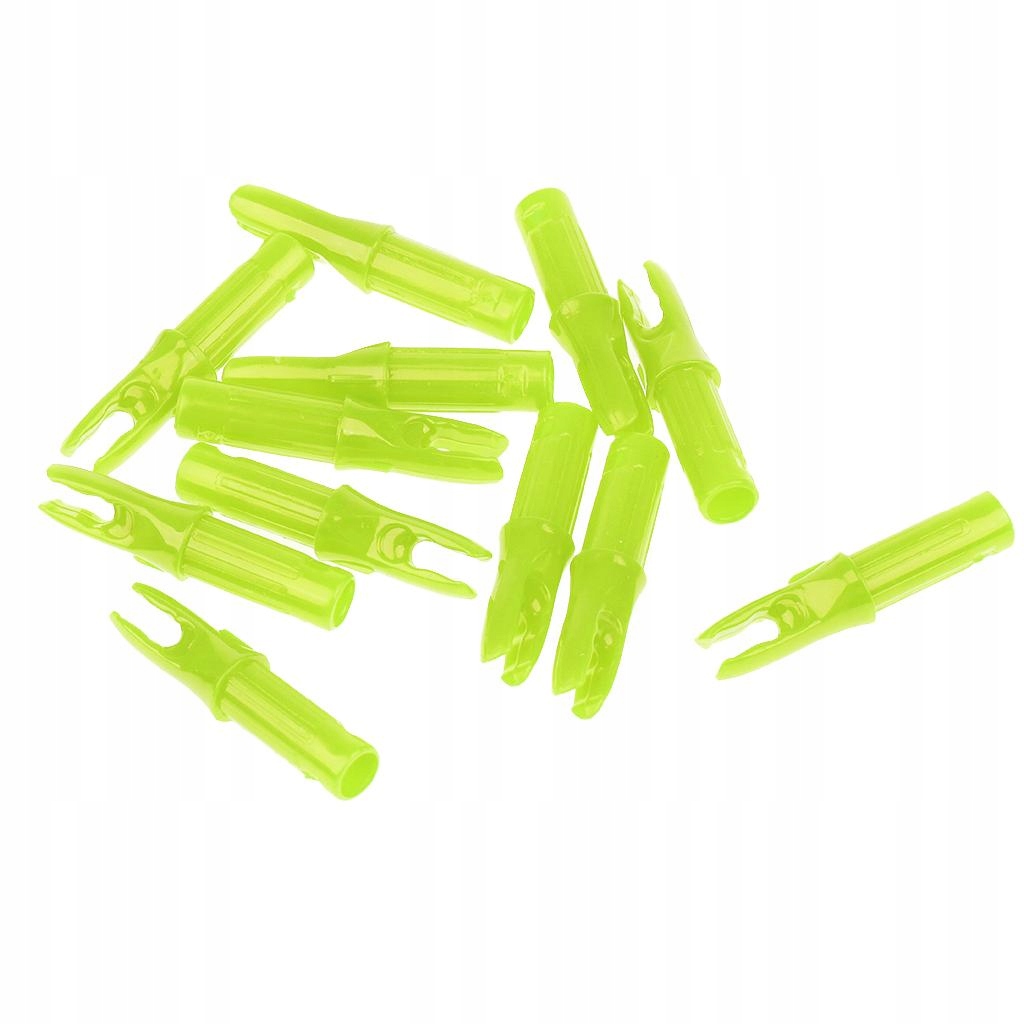 12Pcs Archery Arrow Precision Nocks Set Fit for ID 6.2mm Arrow Yellow