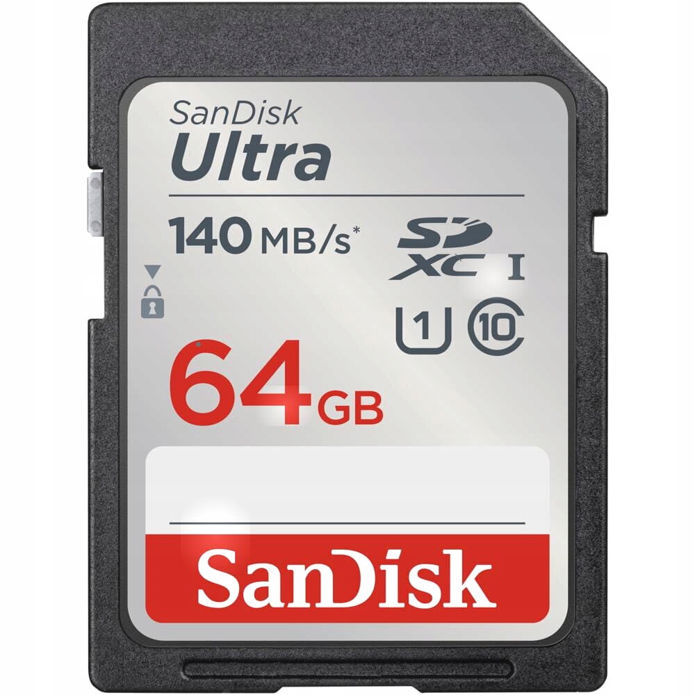SanDisk Karta pamięci SD Ultra 64 GB SDHC 140MB/S