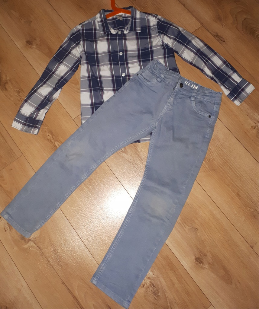 Koszula +spodnie jeansy Tape o'leil r.116