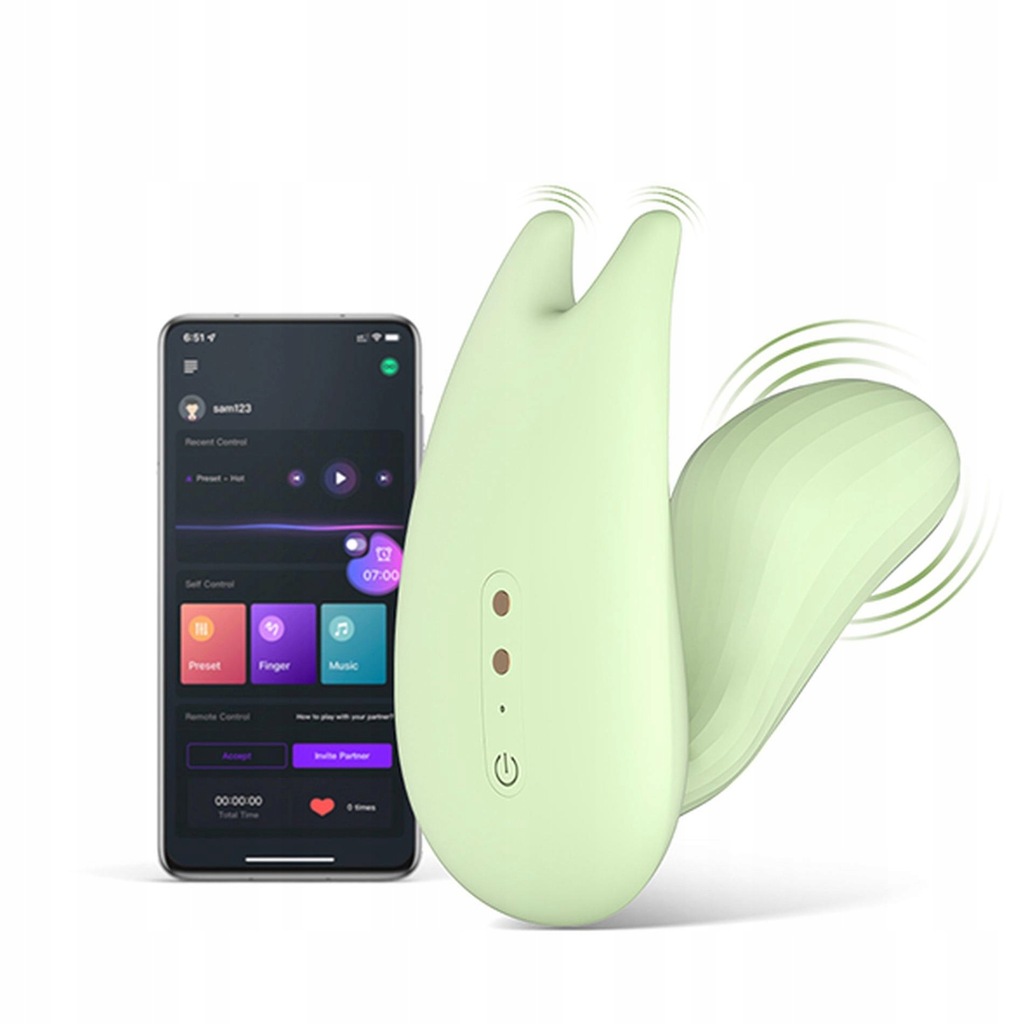 MAGIC MOTION-UMI WEARABLE DUAL MOTOR VIBRATOR GREEN