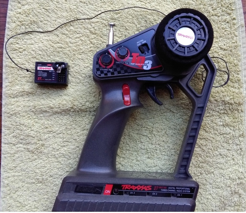 Aparatura 3-Kanałowa Traxxas TQ3 27mhz