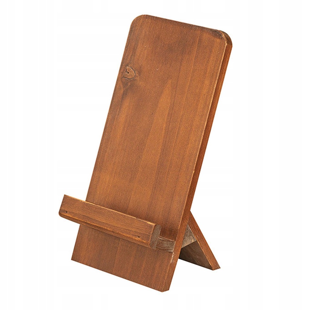 Wooden Desktop Phone Stand Rack Stable Generic Smooth Edges Anti Slip