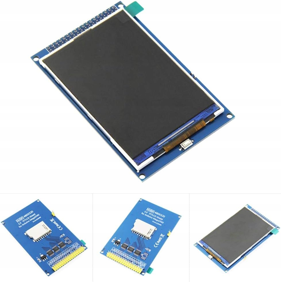 HiLetgo HX8357C Wyświetlacz IPS TFT LCD 480x320 5V/3,3V Arduino Mega2560